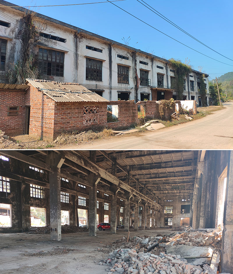 选定废弃的国营兵工厂为酒厂基地